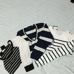 Long sleeve shirts set of 3